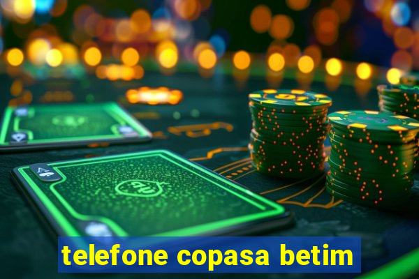 telefone copasa betim